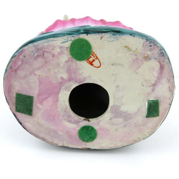 Vintage 11" Porcelain Guanyin Statue TPC China Mid Century Kwan Yin Famille Rose - Picture 9 of 11